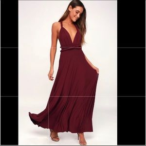 LuLu’s Bridesmaid. Burgandy